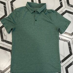 lululemon athletica green Polo Shirt